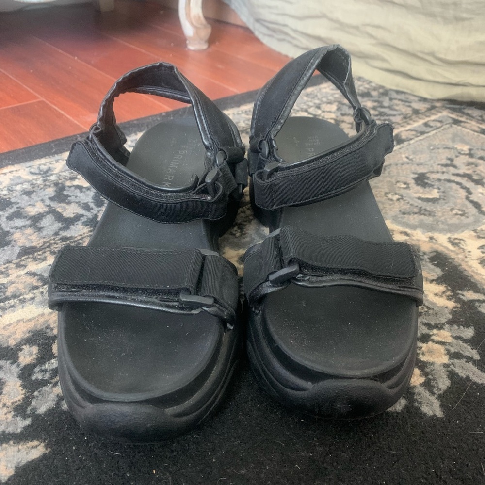 Primark Black Platform Women's Sandals